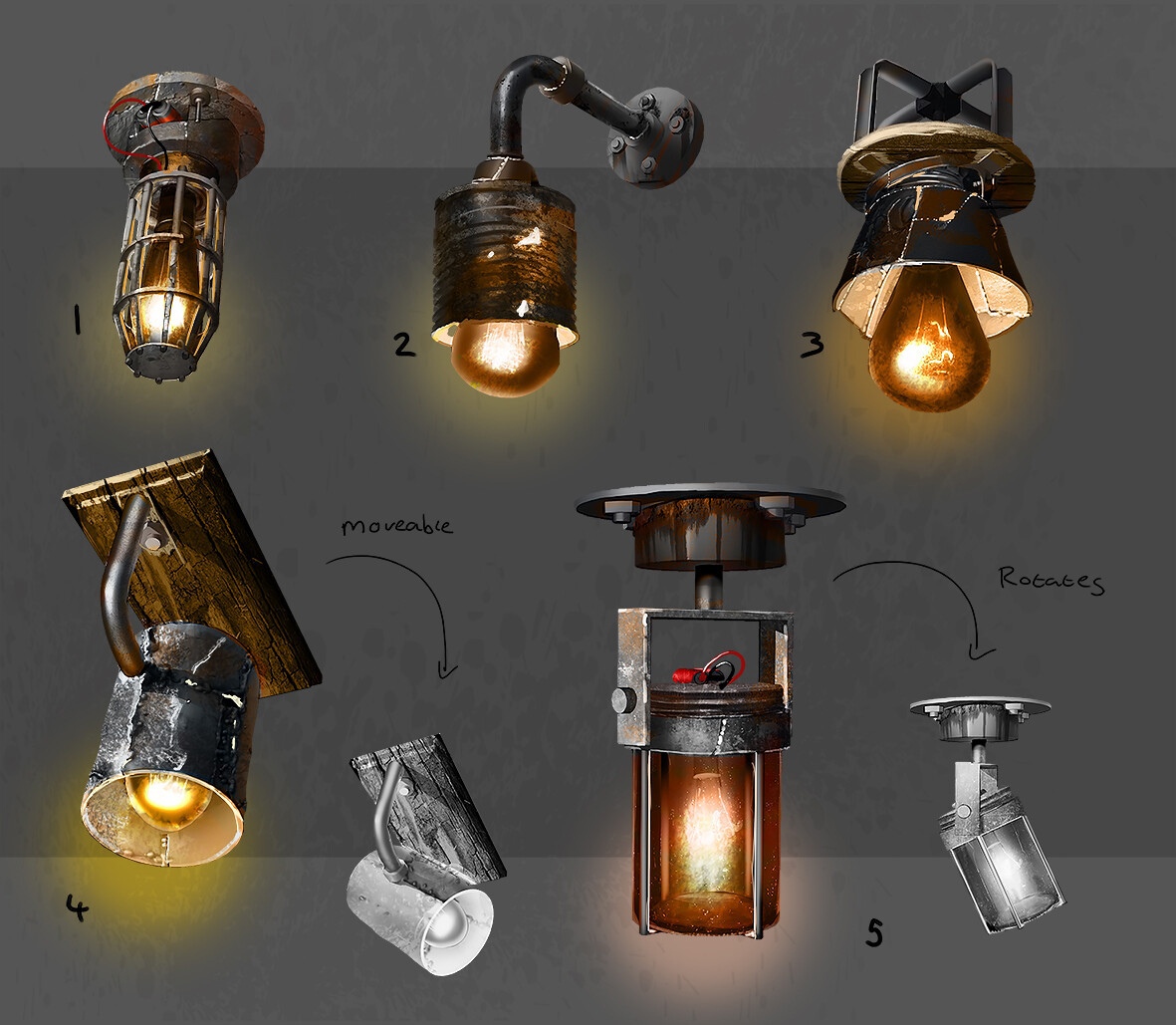 Light rust. Предметы освещения. Фонарик стимпанк. Лампа концепт. Фонарик концепт арт.